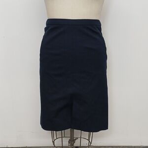 NWT J. Crew Navy Pencil Dress Faux Pockets Size 6